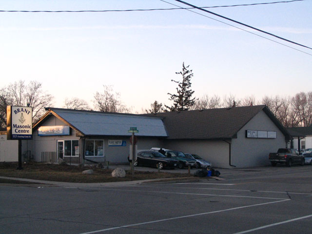 Brant Masonic Centre — current home of Brant Lodge No. 45